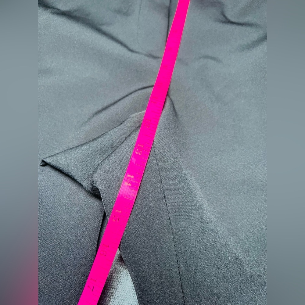 DKNY Sullivan St slash pocket flare fit Elegant Black Dress Pants women’s 20W - Picture 4 of 10
